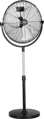 Immagine prodotto di Ventilatore industriale a piedistallo da 18" a 3 velocità, regolabile in altezza da 45,3 a 57,9 pollici