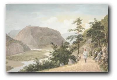 Immagine prodotto di Stampa artistica intitolata "Kringen i Gudbrandsdalen" di Johannes Flintoe – 20x30 cm – non incorniciata