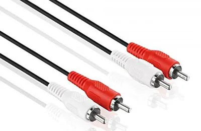 Productafbeelding van 0,75 m RCA-kabel, stereo-audiokabel
