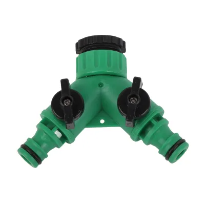Image de Distributeur d'eau, adaptateur de distribution de robinet à 3 voies avec 1 entrée et 2 sorties pour le jardinage avec machine à laver