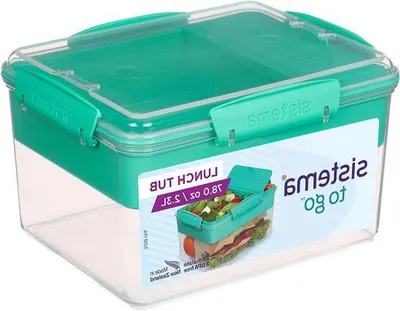 Produktbild von To-Go-Box 2,3l bunt BPA-frei Essenbox