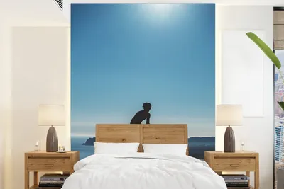 Produktbild von Fotobanner - Fahrrad-Fotobanner Meer - Sonne - Breite 175 cm x Höhe 240 cm