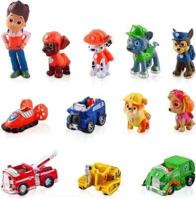 Obrázek produktu pro Paw Patrol Tlapková Patrola Sada 12 ks figurek - (K134290)