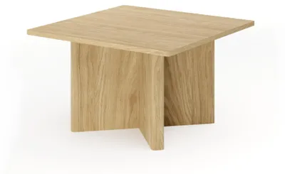 Obrázok produktu pre FURNLUX konferenčný stolík Nabu, béžová farba, 80 cm / Hlavná farba: béžová / Rozmery: 80 x 50 x 80 cm