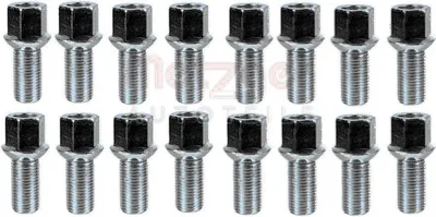 Image de Boulon de roue M14 x 1,5 17 mm collet sphérique A/G 8.8 METZGER pour SEAT LEON, entre autres