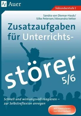 Obrázek produktu pro Zusatzaufgaben für Unterrichtsstörer 5-6