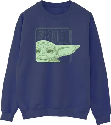 Produktbild von Star Wars - "The Mandalorian" Sweatshirt für Damen BI39739 (M) (Marineblau)