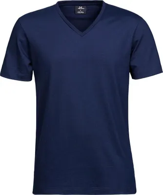 Produktbild von Tee Jays 8006 | Mens Fashion V-Neck Soft Herren T-Shirt - Farbe: Navy - Größe: S