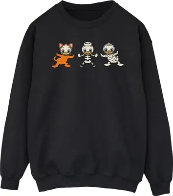 Produktbild von Disney - "Duck Tales Halloween" Sweatshirt für Herren BI40212 (L) (Schwarz)