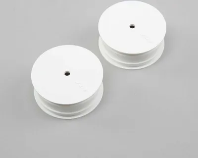 Produktbild von Losi Front Wheel, Stiffezel, 12mm Hex, White(2): 22 4.0