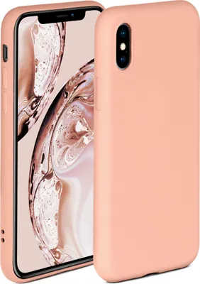 Produktbild von Soft-Case für Apple iPhone X / iPhone XS, Farbe:Sand Rosé