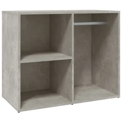 Produktbild von vidaXL Regal für Schminktisch Betongrau 80x40x65 cm Holzwerkstoff