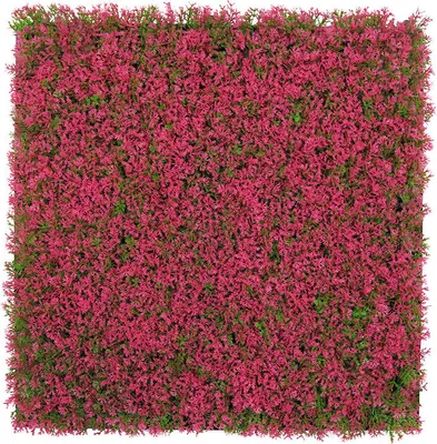 Produktbild von JANGAL Modular Wall Akustik 3D Paneele  520 x 520 mm Pink Design Grass Kunst Pflanzenwand Bunte Gräser