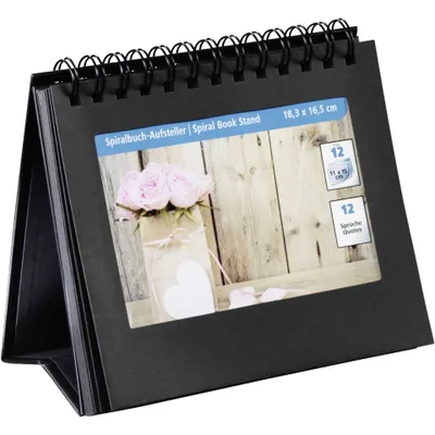 Obrázok produktu pre Hama 00002470, Čierna, 12 listy, Kartón, 150 mm, 110 mm