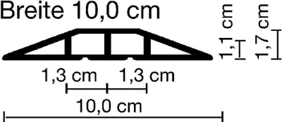Immagine prodotto di EHA 41020 Kabelbrücke schwarz 10cm 1,5m