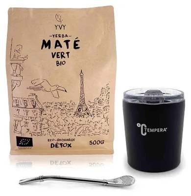 Image de Kit Maté Inox - Tempera® – Noir