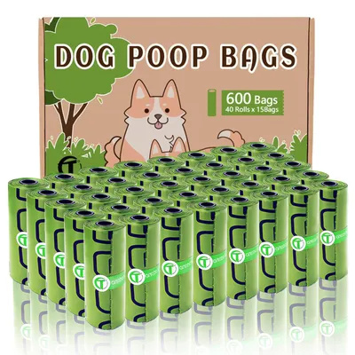 Produktbild von Hundekotbeutel Kotbeutel Hundetüten - 31 x 22 cm - 600 Stück - Grün