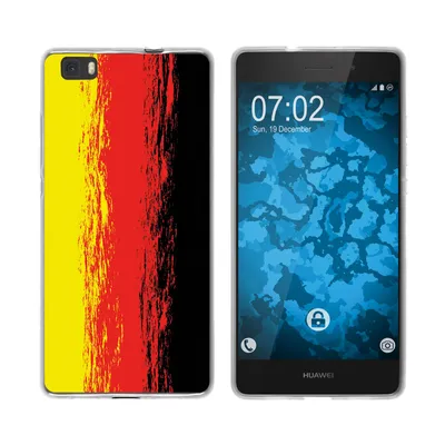 Produktbild von PhoneNatic Case kompatibel mit Huawei P8 Lite 2015 (1.Gen.) Silikon-Hülle WM Deutschland M6