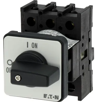 Produktbild von Eaton P1-25/E - Kippschalter - 3P - Schwarz - Weiß - IP65 - 48 mm - 48 mm