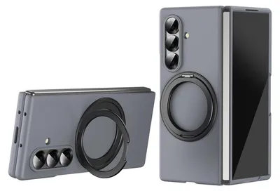 Obrázok produktu pre Pre Samsung Galaxy Z Fold7 5G Thunderbolt 360-stupňový ochranný kryt krúžku sivý