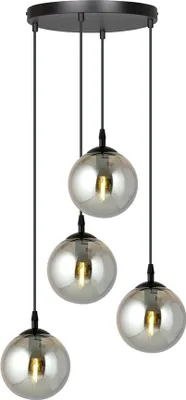 Produktbild von Bioledex Koldara Pendelleuchte 4-fach E14 schwarz anthrazit 40x100x40cm  Europe
