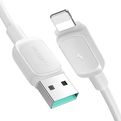 Produktbild von JOYROOM S-AL012A141W, 1,2 m, Lightning, USB A, Stecker, Stecker, Weiß