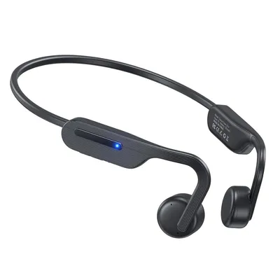 Produktbild von Knochenleitungs kopfhörer,Sportkopfhörer, IPX6 wasserdicht,Bluetooth 5.0,zum Wandern,Joggen,Radfahren,Fitness,Schwarz