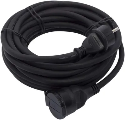 Imagen del producto de Cable de extensión Chacon - Negro - 10 metros