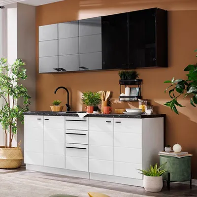 Immagine prodotto di Scerni - Cucina, Bianco, 2 Cassetti, Elettrodomestici non inclusi