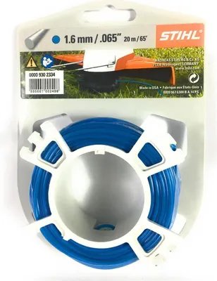 Image de Stihl fil de coupe fil de coupe coupe-herbe débroussailleuse rond 1,6 mm x 19 m