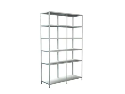 Immagine prodotto di Scaffale metallico Schulte 4547-W 2300x1400x500 mm, 12 ripiani, portata 1020 kg, bianco