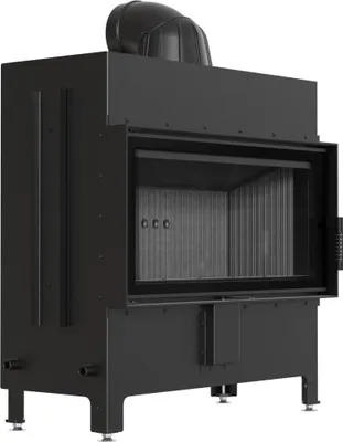 Zdjęcie produktu dla Kominek Wkład Kominkowy KRATKI LUCY 16kW fi200 Czarny Ekoprojekt Domykanie