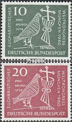 Produktbild von Briefmarken BRD (BR.Deutschland) 1960 Mi 330-331 (kompl.Ausgabe) postfrisch Eucharistischer Weltkongreß