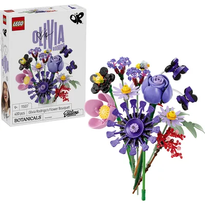 Zdjęcie produktu dla LEGO Botanicals Bukiet kwiatów Olivii Rodrigo, Zestaw do budowania, 9 lat(a), Plastik, 400 szt., 344 g