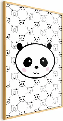 Produktbild von Posterpapier Poster - Pandas and Bears 29.7x42 cm Für Kinder g-A-0154-ao-a