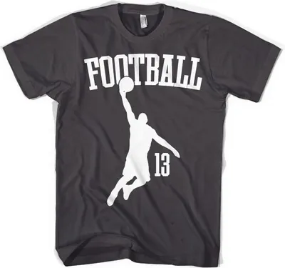 Produktbild von Footbasket T-Shirt - Small - Dark-Grey