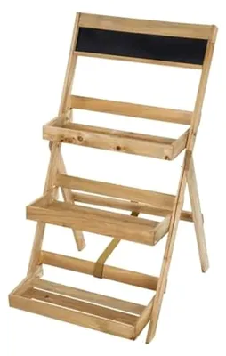 Produktbild von Blumentreppe aus Holz für den Garten