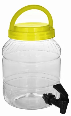 Produktbild von Epewex Bruchfester Krug mit Zapfhahn 3L für Getränke