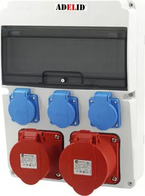 Zdjęcie produktu dla Rozdzielnica budowlana IP65 jednofazowa 6x230V
