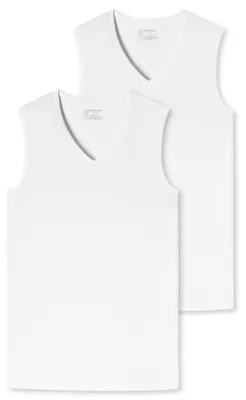 Produktbild von Schiesser Herren 2 er Pack Tank Top Gr. 4 weiss