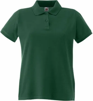 Produktbild von Fruit of the Loom - Lady-Fit Premium Polo - Forest Green - XXL