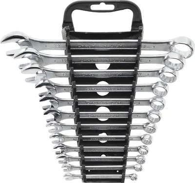 Productafbeelding van BGS 1211 Set ringsteeksleutels, conform DIN 3113, 6-22 mm, 12-delig.