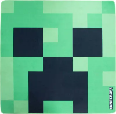 Produktbild von Teppich - 120 x 120 cm - Grün - Schwarz - Polyester
