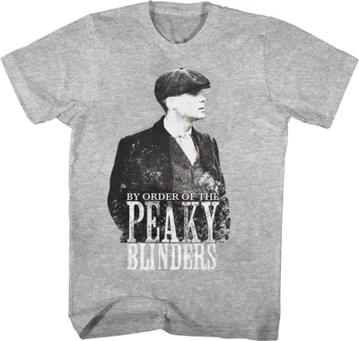 Image de Peaky Blinders - T-shirt homme/femme unie RO777 (XL) (Gris)