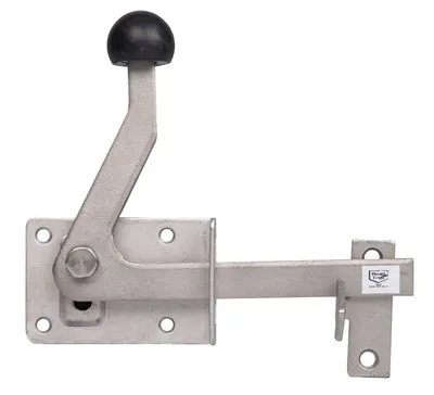 Image de Alberts 326005 Loquet pour portail de jardin, acier inoxydable, 80 x 55 mm