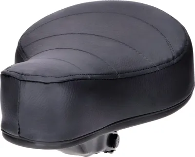 Obrázek produktu pro Sattel / Sitz flach schwarz abgesteppt gefedert mit Puch-Schriftzug für Puch Mofa