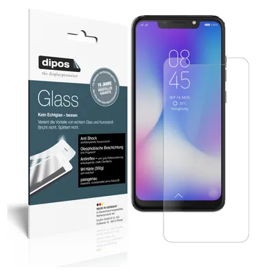 Produktbild von 2x Schutzfolie für Tecno Camon 11 Pro matt - Anti-Shock 9H Folie dipos Glass
