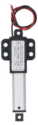 Obrázek produktu pro Miniaturní lineární pohon, 50 N tahová síla, zdvih 40 mm, rychlost 15 mm/s, 24 V, elektrický, malý, lineární