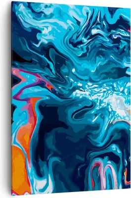 Produktbild von Bild auf Leinwand - Leinwandbild - Einteilig - Abstraktion modern - 70x100cm - Wand Bild - Wanddeko - Wandbilder - Leinwanddruck - Wanddekoration - Leinwand bilder - Wandbild - PA70x100-4085