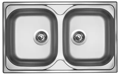 Obrázek produktu pro Sinks CLASSIC 800 DUO V 0,6mm matný